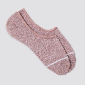 NWT Marled Mocha No Show Sock- Size 3